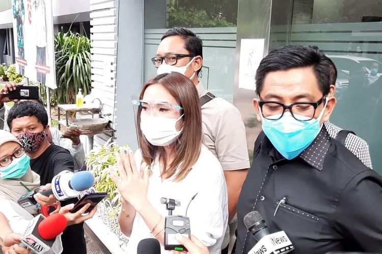 Gisel menjalani pemeriksaan kembali di Polda Metro Jaya terkait dugaan video syur miliknya, Rabu (23/10/2020)