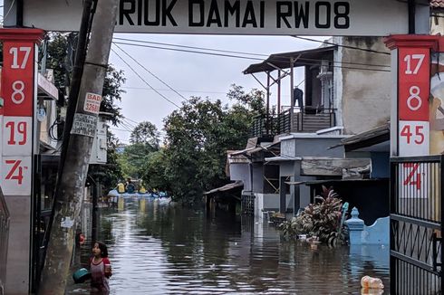 Hampir Seminggu, Banjir di Periuk Kota Tangerang Belum Juga Surut