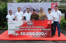 Menuju Puncak HBD 2024, Honda Donasikan Bantuan Dana Pendidikan