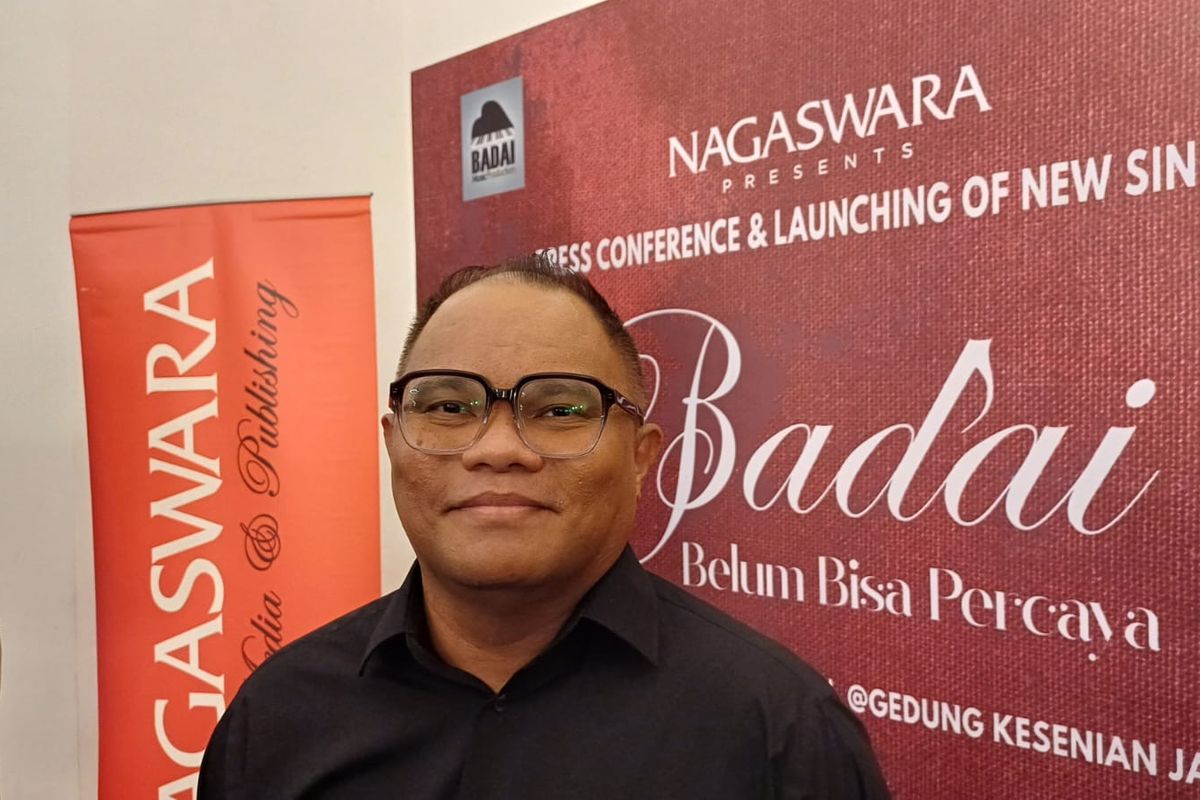 Badai saat ditemui di Gedung Kesenian Jakarta (GKJ) di daerah Gambir, Jakarta Pusat, Kamis (25/1/2024). 