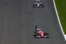 Ulang Tahun Vettel Runyam karena Kecelakaan