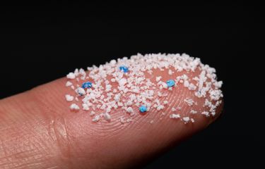 Ilustrasi mikroplastik. Peneliti temukan mikroplastik banyak terakumulasi di bagian otak
