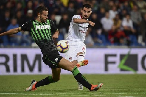 Hasil Sassuolo Vs AC Milan, Suso Akhiri Paceklik Gol pada Laga Ke-100