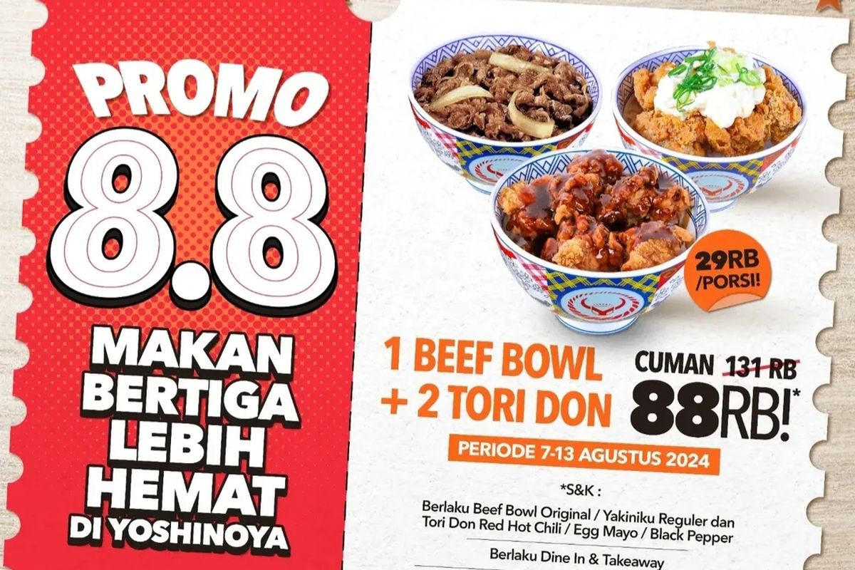 Promo 8.8 Agustus 2024