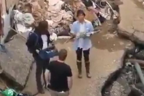 Reporter TV Jerman Dipecat Setelah Tertangkap Kamera Warga Hanya Berpura-pura Bantu Banjir