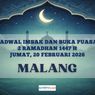 Jadwal Imsak dan Buka Puasa Kota Malang Hari Ini, 20 Februari 2026