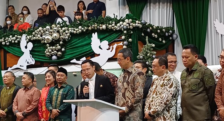 Jemaah GKI Gunung Sahari ke Heru Budi:Tak Ada Simbol 1 2 3 di Gereja Ini...