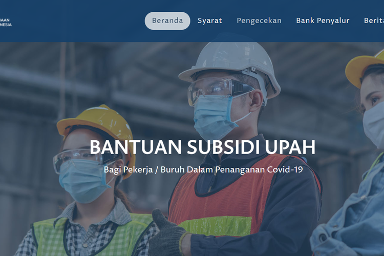 Cara cek penerima bantuan subsidi upah di kemnaker.go.id.