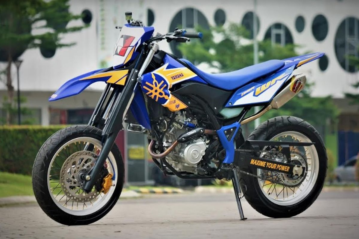 Modifikasi Yamaha WR 155R Supermoto