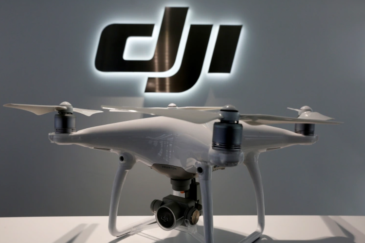 Ilustrasi produsen drone DJI.
