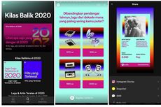 Cara Bikin Spotify Wrapped 2020 dan Share ke Media Sosial