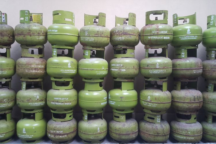 Ilustrasi tabung gas