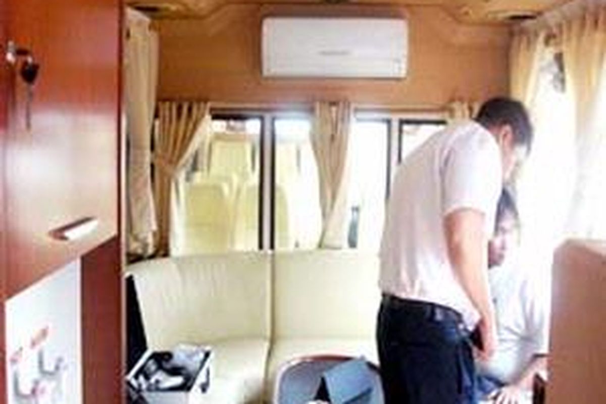 Interior bus kampanye milik SBY