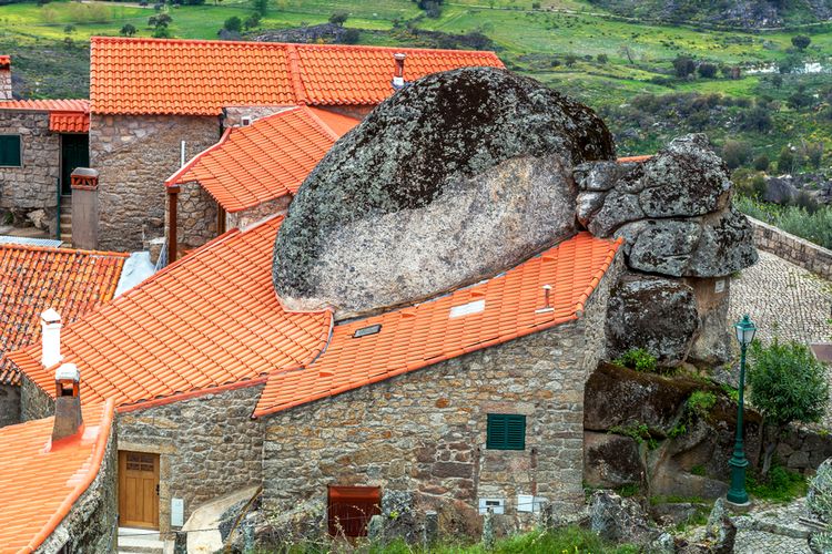 Unique Stone Houses of Monsanto, Portugal