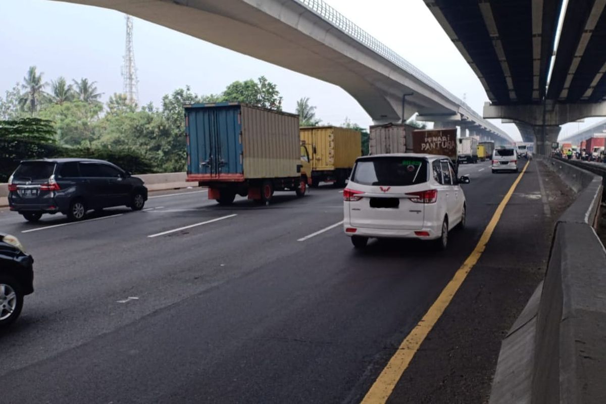 Ilustrasi jalan tol Jakarta-Cikampek