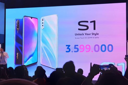 Resmi Masuk Indonesia, Ponsel Vivo S1 Dijual Rp 3,6 Juta