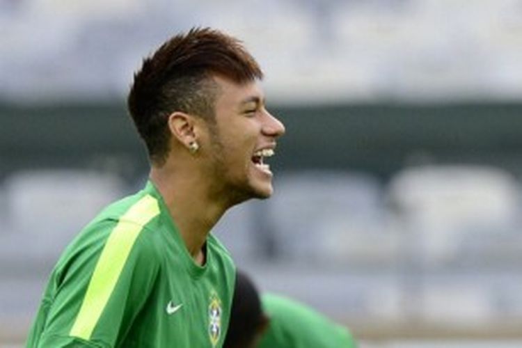 Striker tim nasional Brasil, Neymar da Silva.