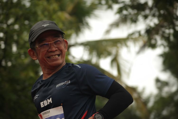 Peserta Tilik Candi Borobudur Marathon 2021, Emil Bachtiar Maroed. 