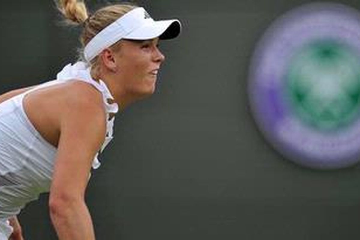 Petenis Denmark, Caroline Wozniacki tersingkir di babak keempat.