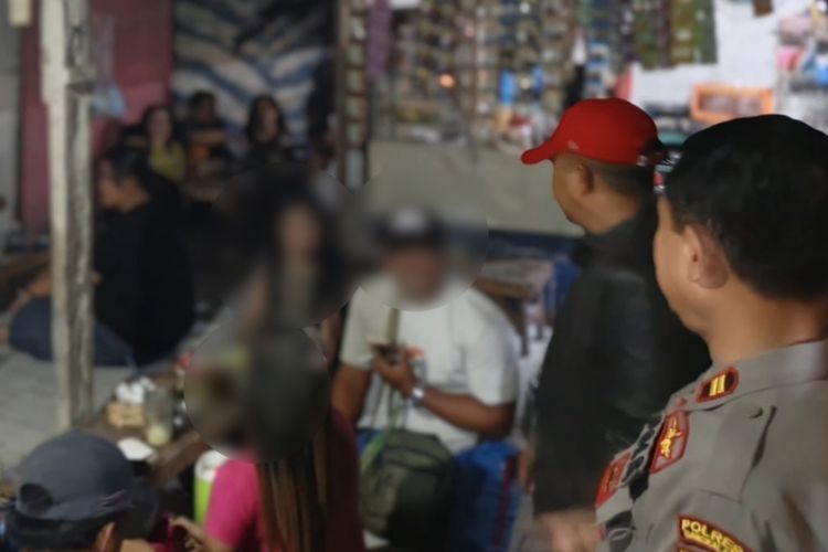Kafe Remang-remang di Akses Suramadu Dirazia Camat, LC dan Miras Diamankan