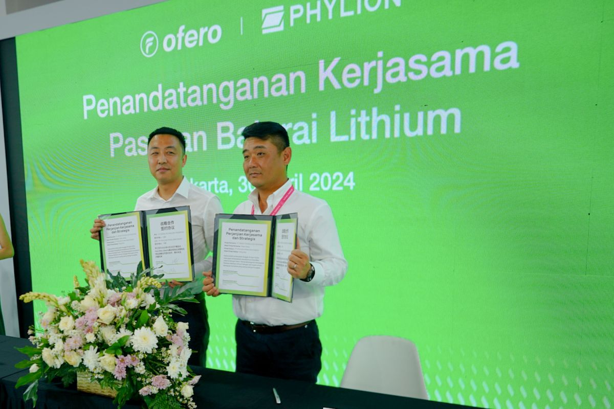 Gandeng Phylion, Produsen Motor Listrik Ofero Luncurkan Battery Lithium dan Unit Terbaru di Asia Bike 2024