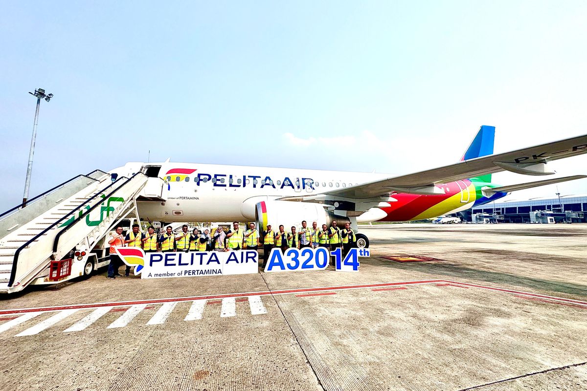 Pelita Air mendatangkan pesawat Airbus A320 berkode registrasi PK-PWO sebagai pesawat ke-14 untuk menunjang konektivitas dan meningkatkan layanan transportasi udara.