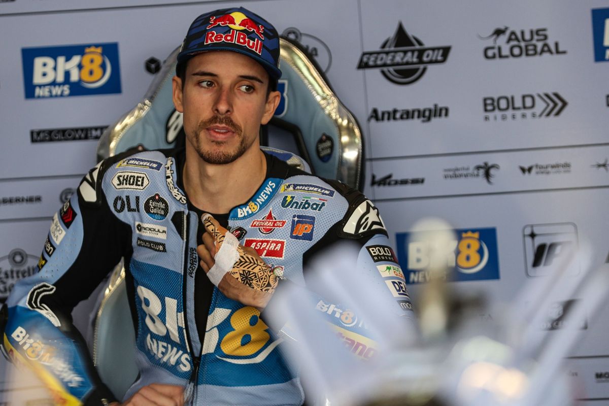 Alex Marquez saat berlaga pada MotoGP Jerman 2025