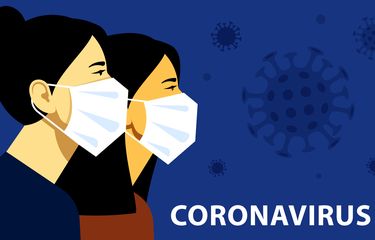 Ilustrasi virus corona
