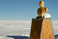 Ternyata Ada Patung Lenin di Antartika
