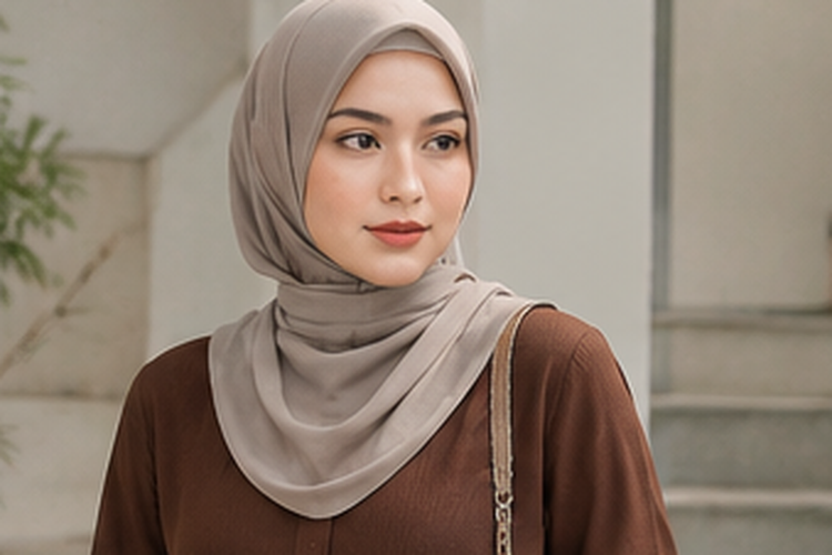 Inspirasi warna jilbab untuk baju coklat, mulai dari hitam, beige, dusty pink, hingga navy agar tampilan makin stylish dan elegan.