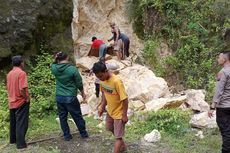 2 Hari Tak Pulang, Seorang Penambang Ditemukan Tewas Tertimbun Longsoran Batu Kapur