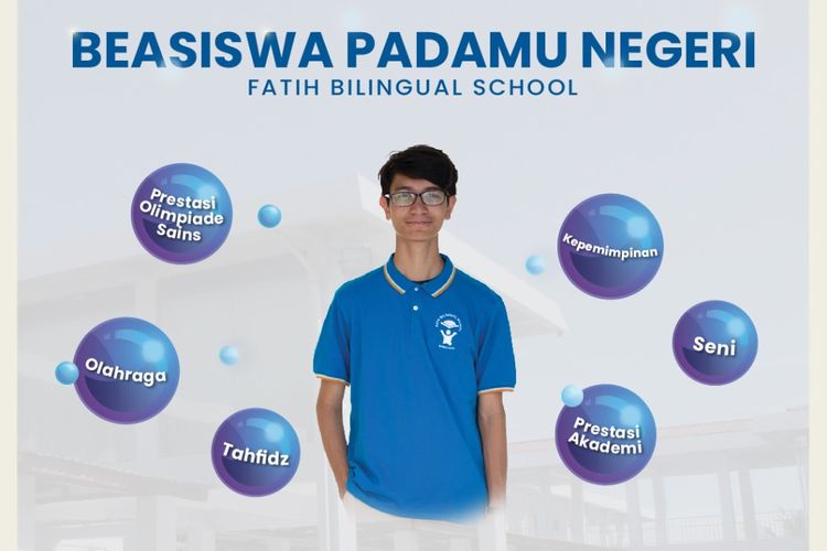 Fatih Bilingual School di Kota Banda Aceh setiap tahunnya selalu membuka kesempatan beasiswa bagi seluruh siswa di Indonesia.