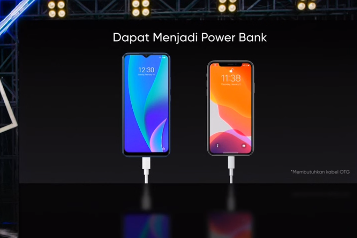 Ilustrasi fitur Quick Charge pada Realme C15