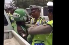 Beredar Video Polisi Pukul Pengemudi Go-Jek