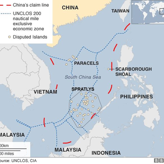 Sengketa Laut China Selatan.