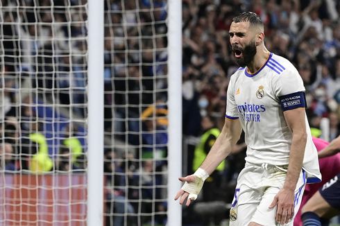 Top Skor Liga Champions 2021-2022, Karim Benzema Raih Sepatu Emas