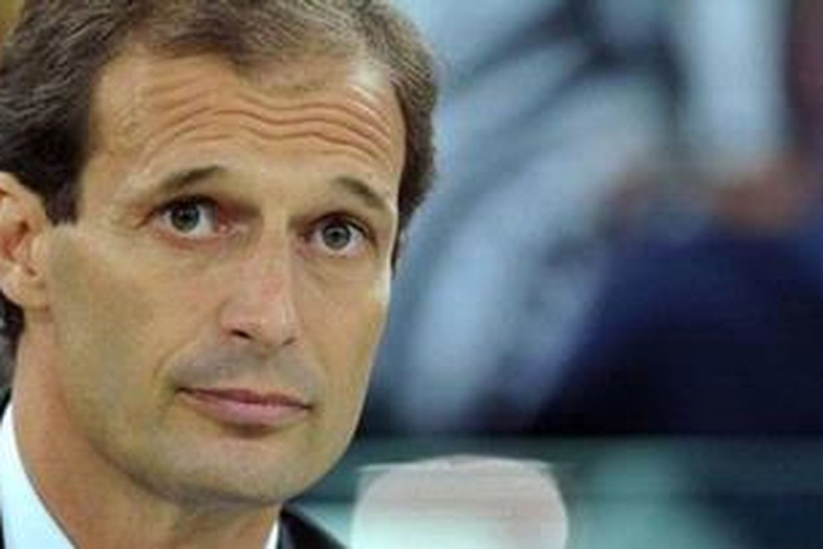 Pelatih AC Milan, Massimiliano Allegri.
