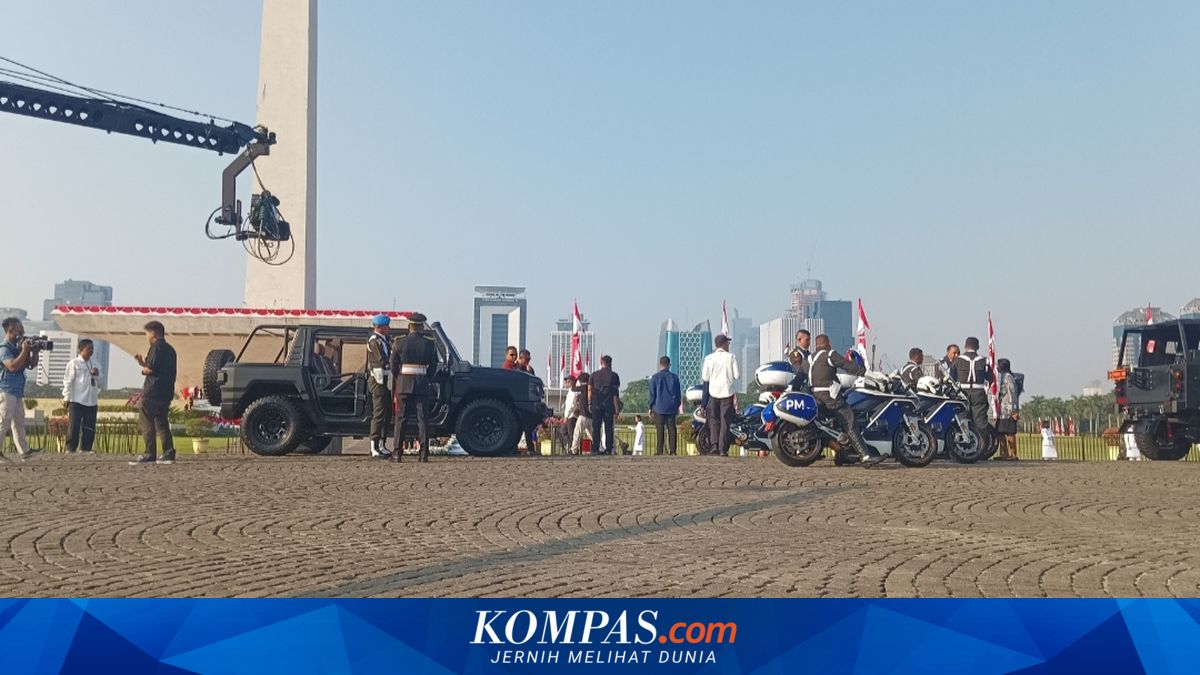 Sederet Fakta Kirab Bendera Merah Putih dari Monas ke IKN, Dibawa Pakai Rantis Maung