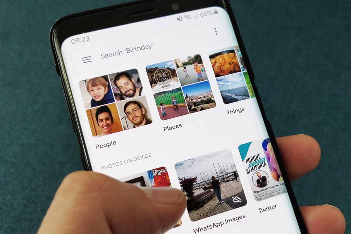 Folder di Google Photos