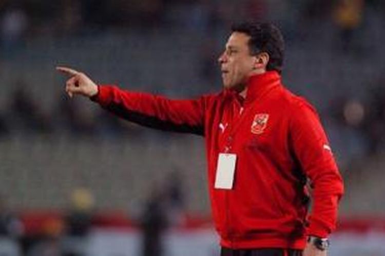 Pelatih Al Ahly Tripoli, Hossam Al-Badri.