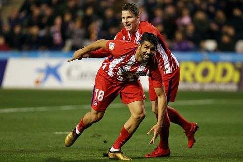 Hasil Copa del Rey, Diego Costa Langsung Cetak Gol untuk Atletico
