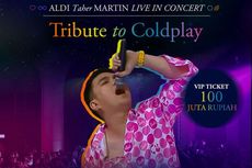 Tiket Konser Aldi Taher Forplay: Tribute to Coldplay Seharga Rp 100 Juta Dibeli Pengusaha