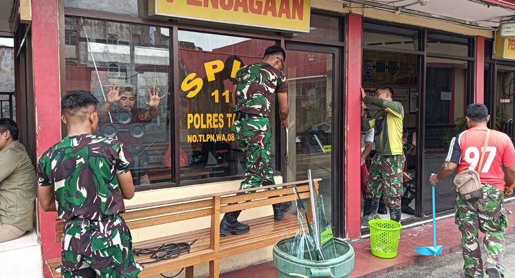 Insiden Berujung Kerusakan di Tarakan: TNI dan Polri Sepakat Damai