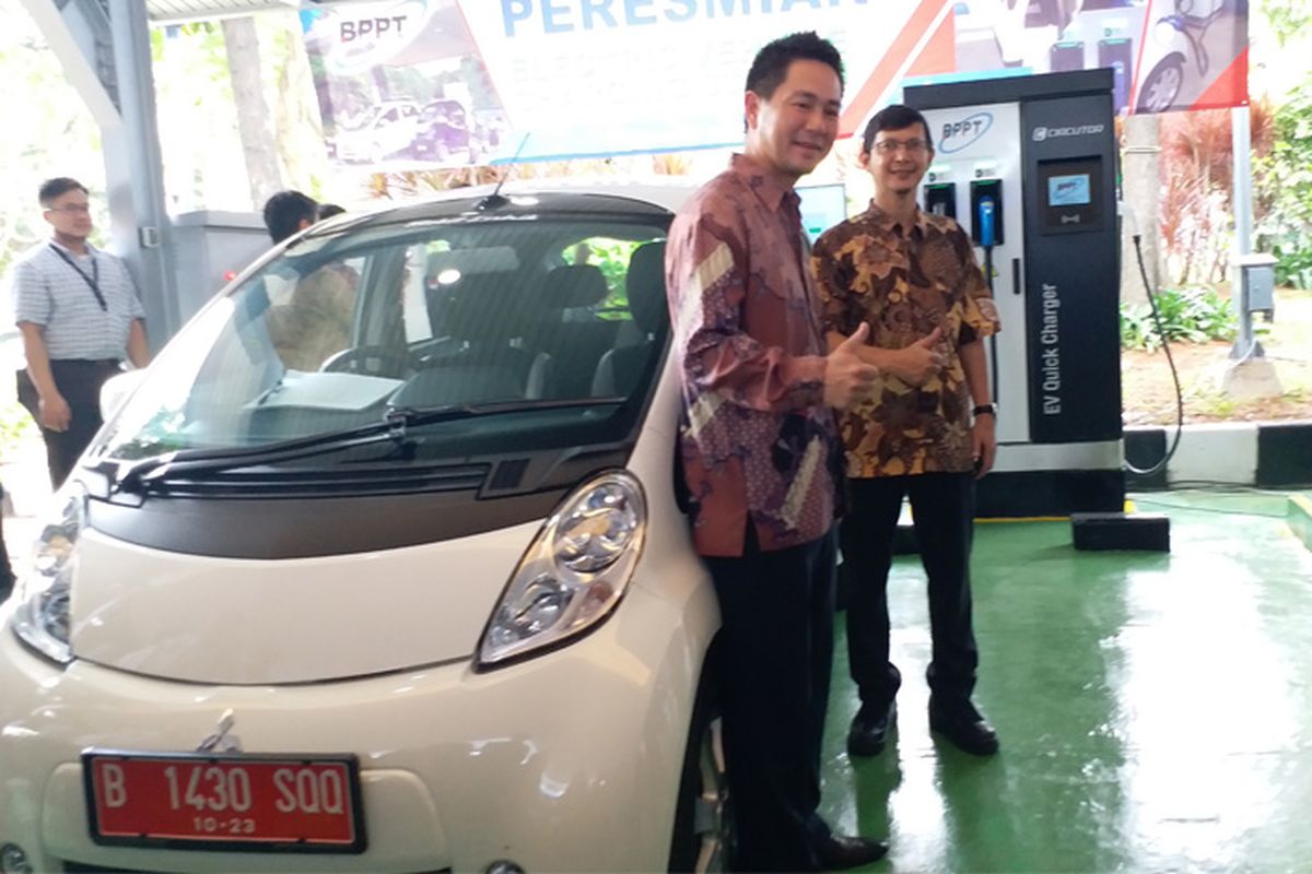 Mitsubishi sambut charging station BPPT