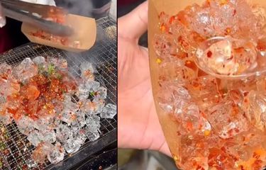 Jajanan Es Batu Panggang Viral di China, Diolah Mirip Barbeque ...