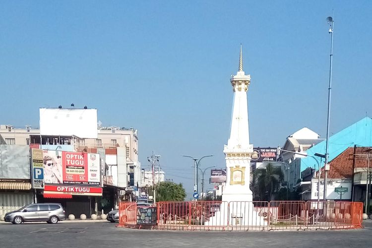 Tugu Jogja sebagai simbol Daerah Istimewa Yogyakarta (DIY) .