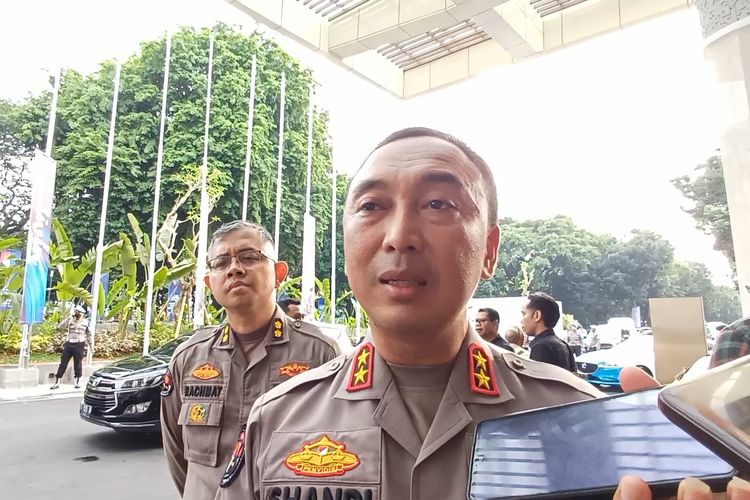 Kepala Divisi Humas Polri Irjen Sandi Nugroho di JCC, Senayan, Jakarta, Kamis (21/9/2023).