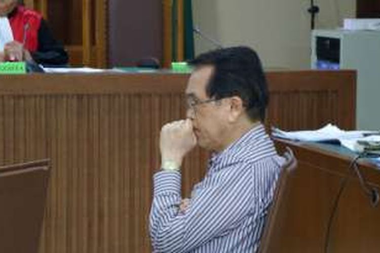 Direktur Utama PT Metropolitan Tirta Perdana Rudy Nanggulangi di Pengadilan Tipikor Jakarta, Rabu (28/9/2016).