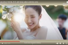 Pesona Park Min Young Berbalut Gaun Pengantin di 