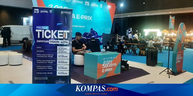 Tiket Formula E Jakarta Hadir di PEVS 2025, Dapatkan dengan Harga Spesial Mulai Rp 300.000!